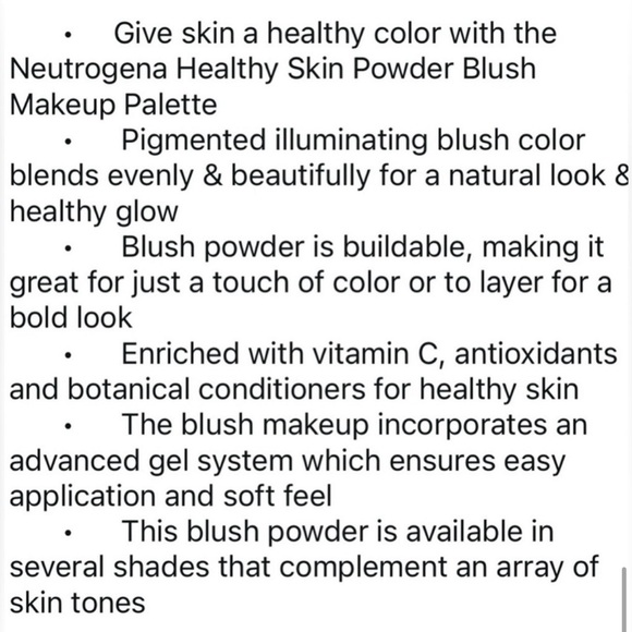 New Neutrogena Healthy Skin Blush Rosy 10 - Picture 6 of 7